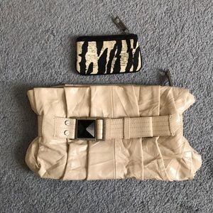 L.A.M.B Gwen Stefani clutch and coin purse